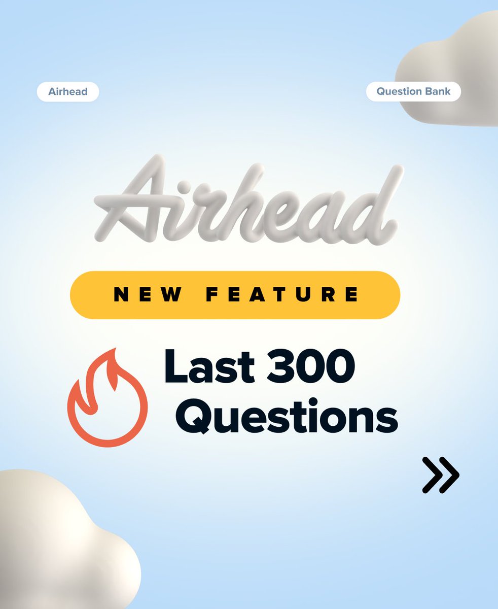 AirheadAtpl's tweet photo. The newest questions from all major ATPL banks on one page!
#atpl #atpltheory #atplstudent #becomeapilot #studentpilot #studentpilotlife #studentpilotjourney #pilottraining https://t.co/ehc7nrPMsK