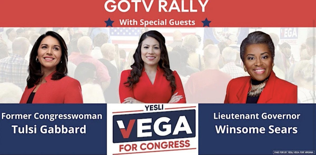 🧵.@yestoyesli is a dangerous fraud who will be campaigning with Putin sycophant and notorious homophobe Tulsi Gabbard this week. (1/7)