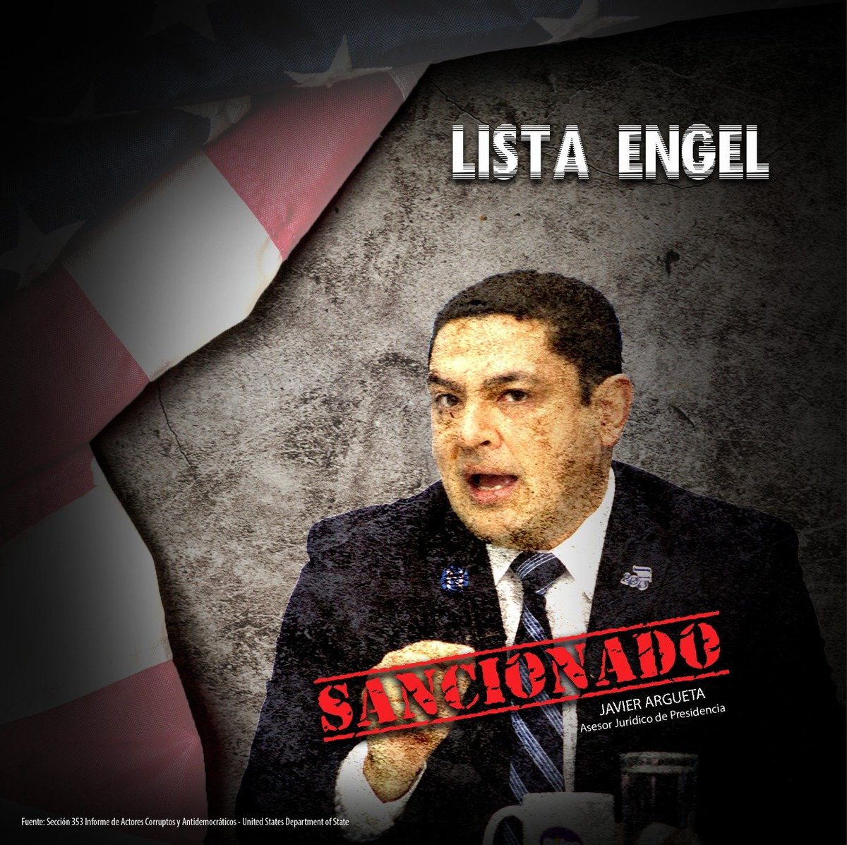 N_Reciclados's tweet photo. Está en la #ListaEngel por orquestar el golpe del #1M que destituyó ilegalmente a los Magistrados de la CSJ  y al Fiscal General https://t.co/x9f0IJ6TxF