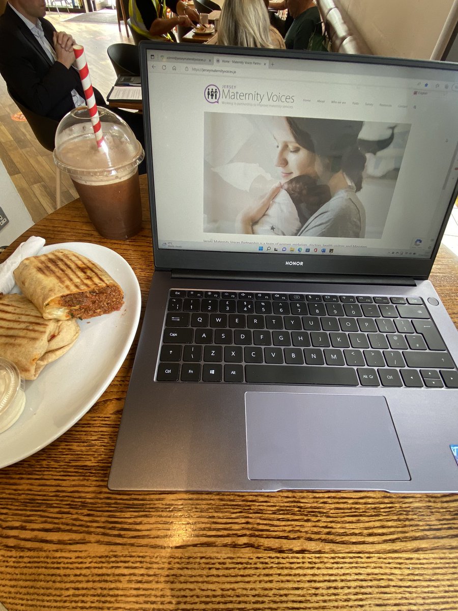 Working lunch today whilst catching up on emails and survey results