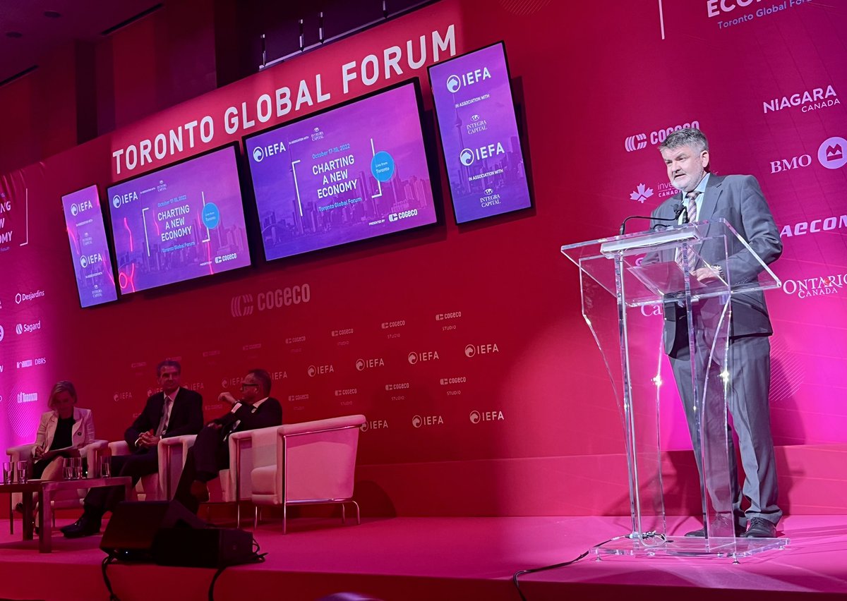 CEO <a href="/neilpakey/">Neil Pakey</a> setting the scene for a discussion on the role of downtown airports in global cities.Incredible insights from <a href="/Richard_Florida/">Richard Florida</a>, Stewart Steeves <a href="/VantageAirportG/">Vantage Group</a>, <a href="/bernardlavelle/">bernardlavelle</a> &amp; Jan DaSilva <a href="/TorontoRBOT/">Toronto Region Board of Trade</a> today on economic and social potential of downtown airports.