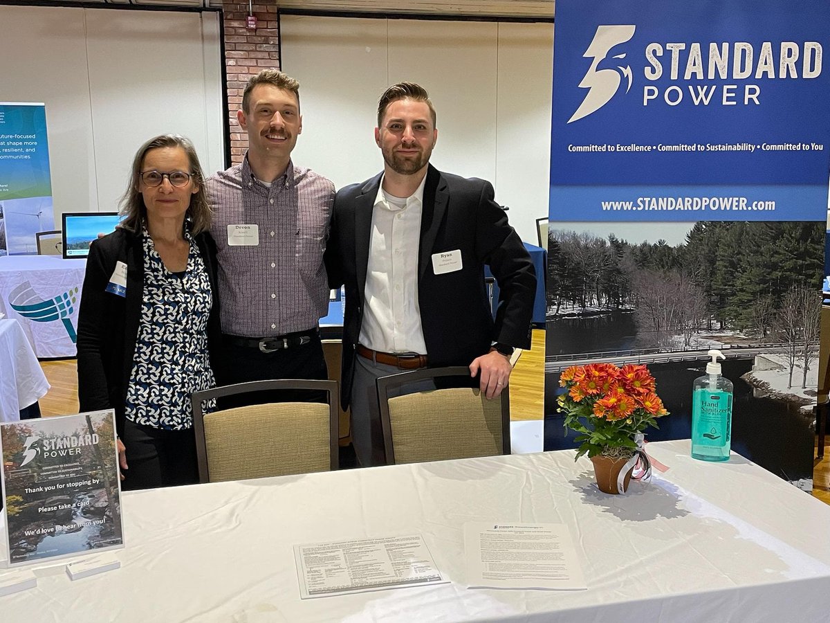 Standard_Power's tweet photo. Had a blast at this year's LES Conference!  A big thanks to @CleanEnergyNH for hosting such a great event!  Also, a big shout out to @Tuscan_Kitchen and @603Brewery for their generous raffle items! https://t.co/LEKXeP1VV1