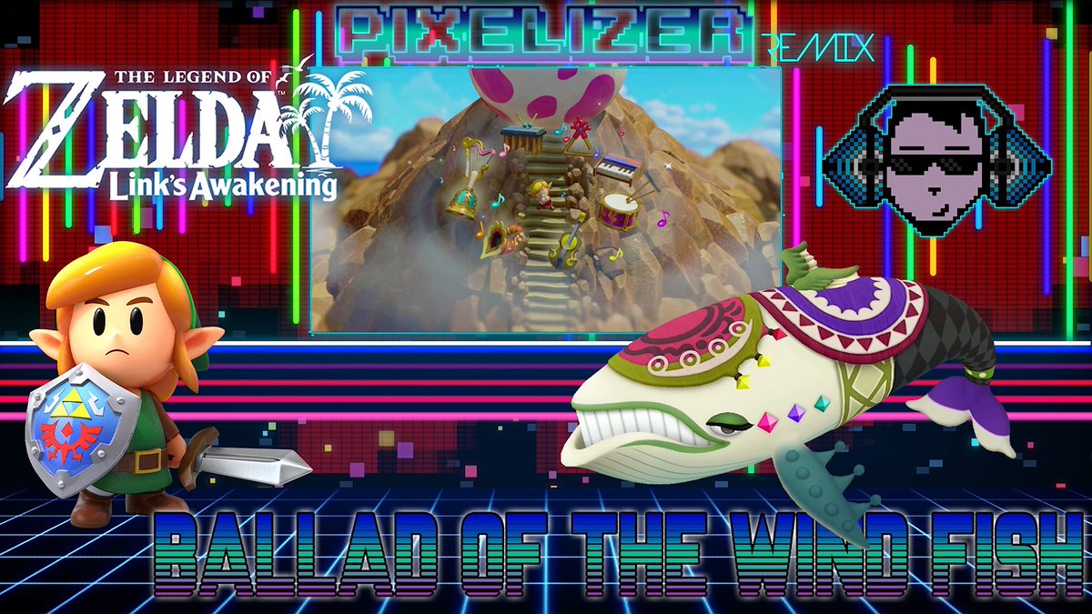 Pixelizer_Music's tweet photo. #TheLegendofZelda - Link's Awakening - Ballad of the Wind Fish - Pixelizer #REMIX

👉👉https://t.co/jOUwuJnNlI👈👈

Please #RT if you liked it!

Good Listening &amp; Watching

#Retrogaming #retrogamer #jeuxvideo #Nintendo #GameBoy #synthwave #Zelda #Switch #gaming #Geek https://t.co/OTLJp0xowP