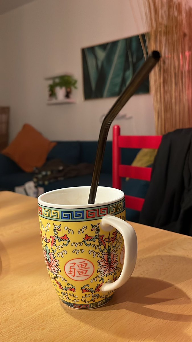 redhaantoni's tweet photo. Coffee morning with a straw? It’s total a bulshit. I must pay almost 400€ for bleaching but can’t keep my morning coffee. 🥺🥺 https://t.co/wiFNw70zjg
