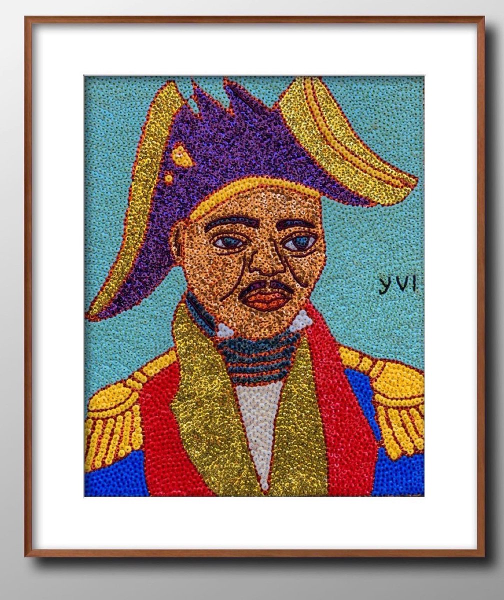 YouselineVital's tweet photo. • Portrait de Jean-Jacques Dessalines, père de l'indépendance haïtienne et empereur d'Haïti sous le nom de Jacques Ier depuis 1804.
• 17 oct. 1806- 17 oct. 2022.
#sequins #payetdesign #beads #sequinspaintings #haitianartist #haitianart #haiti #art #yvi #papadessalines https://t.co/mmKsvCEtRO