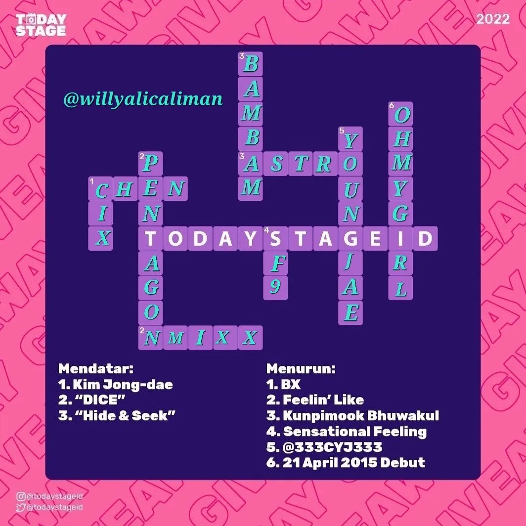 WillyAlicaLiman's tweet photo. Annyeong Haseyo ~ @todaystageid @redangelkorea 👋🏻💕

Todaystageid x Let's Love Indonesia We Are One K-Pop Concert

Yuk ikutan main ini sebelum kita konser bareng @Sunflower8913 @Markcvinn @inievelyne
Mudah" kita beruntung 🙏🏻

#todaystageidxweallareonegiveaway https://t.co/88z6Mc3s28