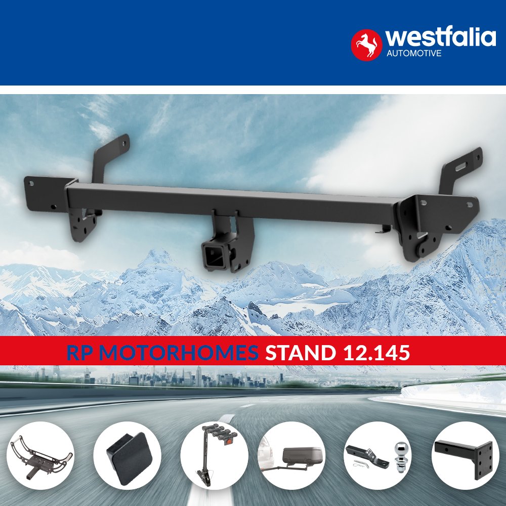 We are super excited to announce that we have teamed up with RP Motorhomes to showcase our brand-new multi-use Receiver Hitch towbar with our swing-out towbar system attached at this year’s Motorhome and Caravan Show.
Come and see us on Tuesday/Thursday 
mailchi.mp/witter-towbars…