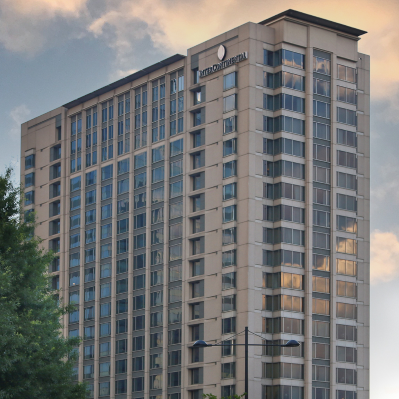 InterConHotels's tweet photo. A sky-high retreat with stunning views of Buckhead. Unwind with us in the freshly redesigned Club InterContinental at @ICBuckhead.