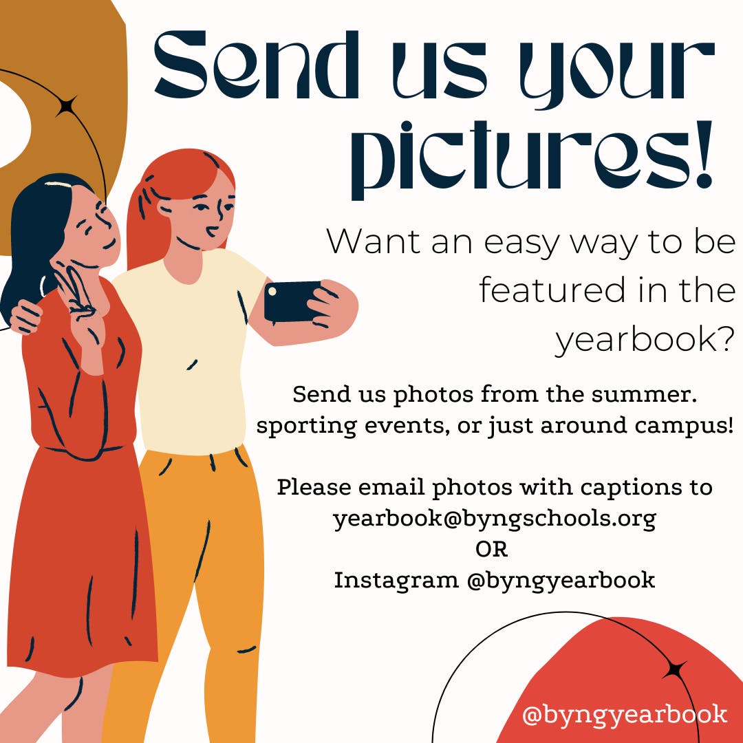 Memories are meant to be shared, especially with Byng Yearbook!!🛫