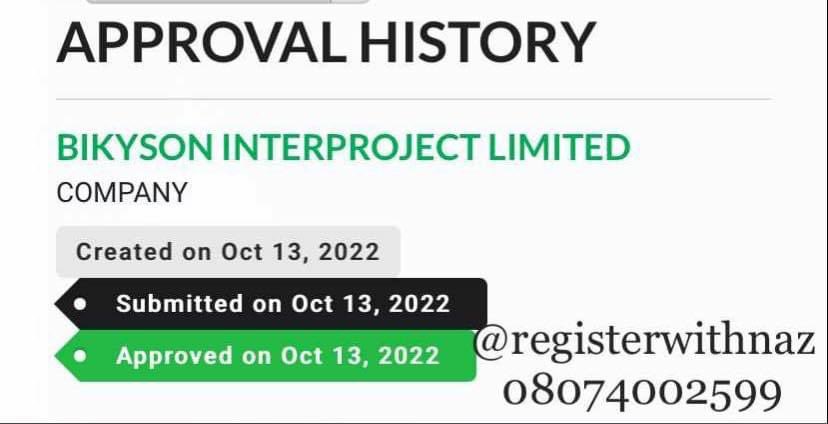 ChinazaAwadike's tweet photo. Can your CAC Plug handle Limited registration in just 2 Working days???? Limited Registration ohh😀
Swift Registrations only📌
We can’t talk this talk enough!!!! We are your surest plug💯
Send a DM let’s work together✅
08074002599
#cac
#limitedregistration
#registerwithnaz https://t.co/NYuQmVBf9A