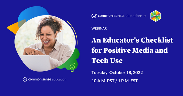 Today's classroom requires teachers and students to use digital tools. We must ensure that kids know how to use these safely and responsibly. 📌 Educators: Join our session with @EducationBSD to help establish a positive culture of #DigitalCitizenship: comsen.se/3CsPkC8