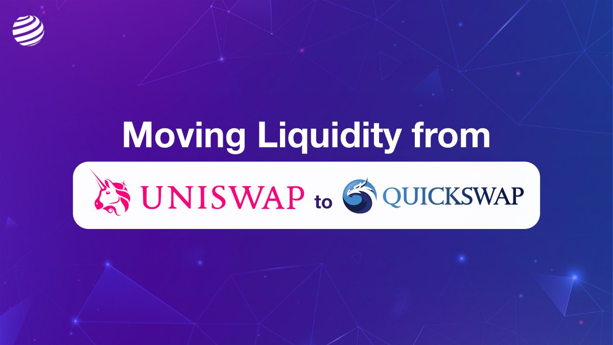 CryptionNetwork's tweet image. ⚔️ Knights!
🚀 We are moving the $CNT liquidity from #UniSwap to @QuickswapDEX so as to reduce the arbitrage opportunities and welcome traders with better opportunities on #QuickSwap.
⌛ More info soon!
#Crypto #Trading #Rewards