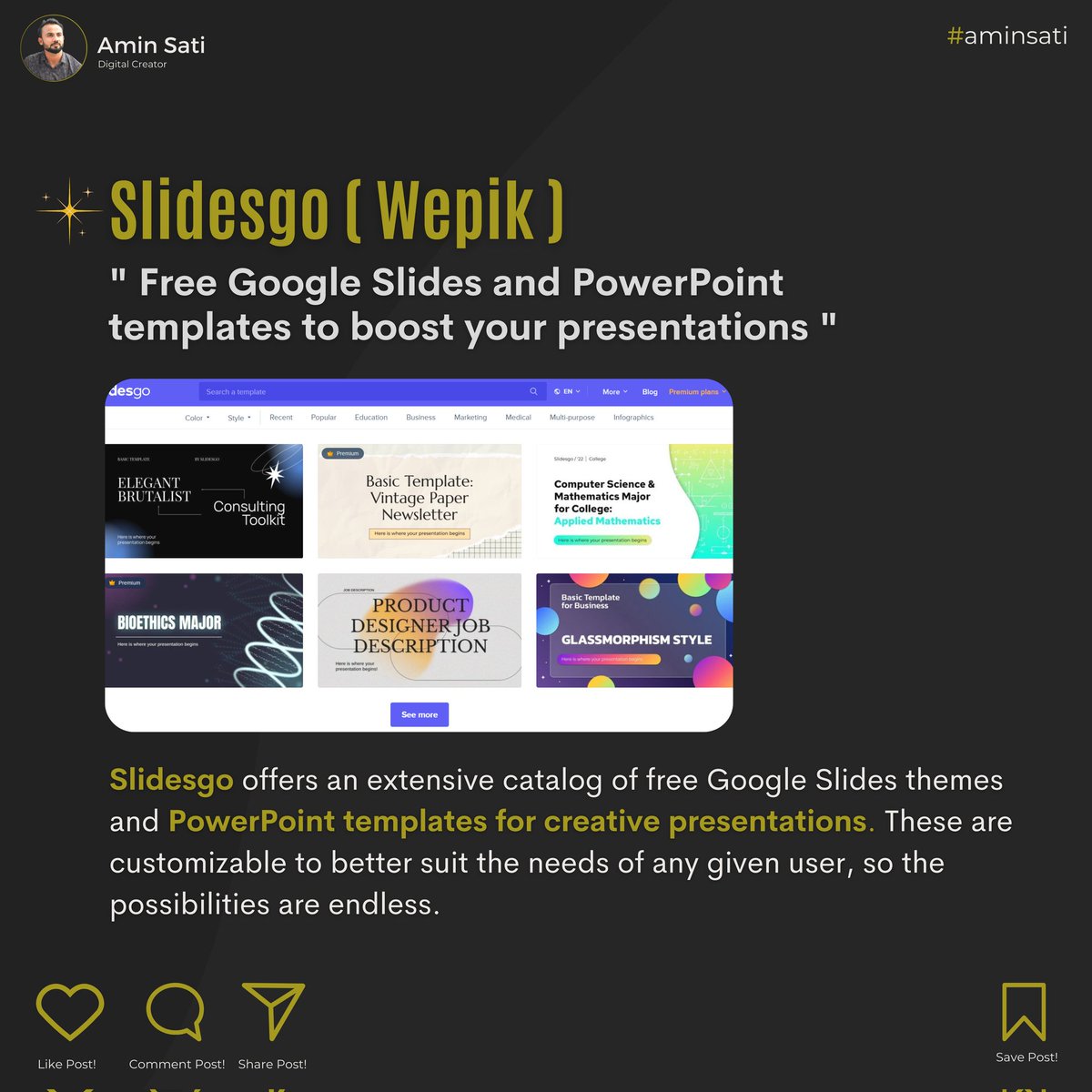 aminsati93's tweet photo. 3 Secret Free AI Tools i wish I knew earlier
👉Follow @aminsati93
#FreeAIGenerator #FreeTools #Businesstools #logogenerator #businessnamegenerator #contentgenerator #AI #onlinemarketing #socialmediaexpert #aminsati #india #slidesgo #retoucher #answersocrates https://t.co/it4Wmtn5tM