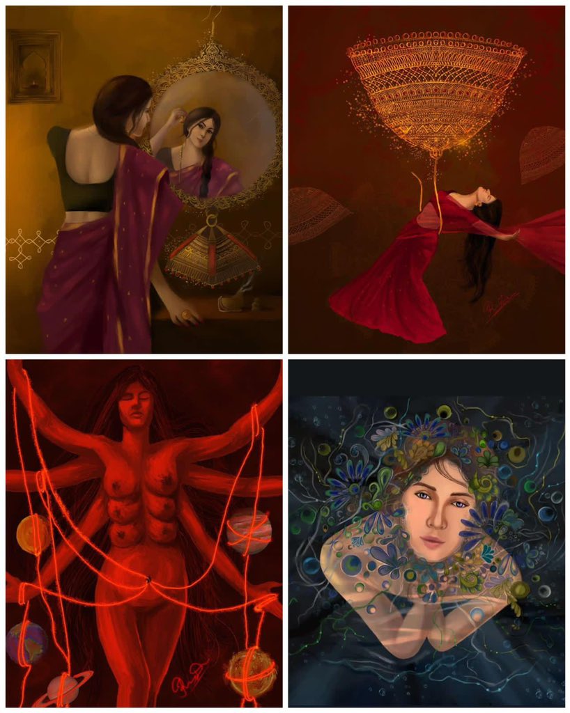 Nabu Spotlight | 46 🪬🚀🔥

Artist: @renushri_art
A Member of <a href="/nabulines/">NABULINES</a> Community

Renuka is a digital artist from India. She’s been creating for 2 years &amp; in the nft space 11 months. Her art is inspired by traditional Indian themes.

#Nabu #NabuSpotlight #NABULINES #NFTs