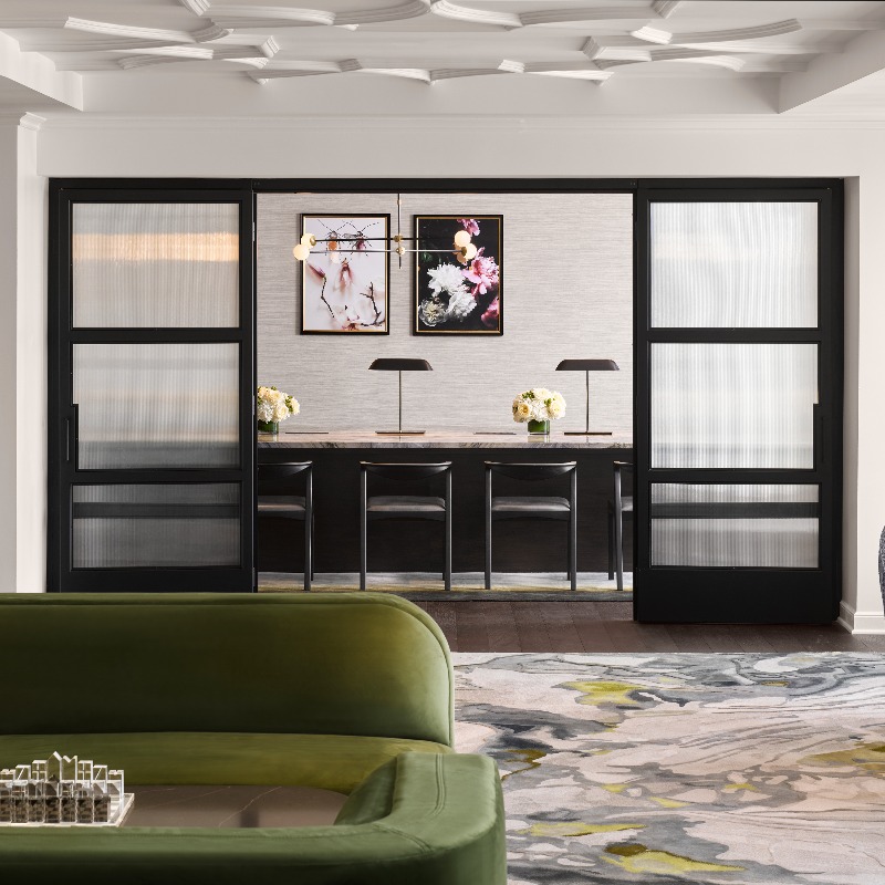 InterConHotels's tweet photo. A sky-high retreat with stunning views of Buckhead. Unwind with us in the freshly redesigned Club InterContinental at @ICBuckhead.