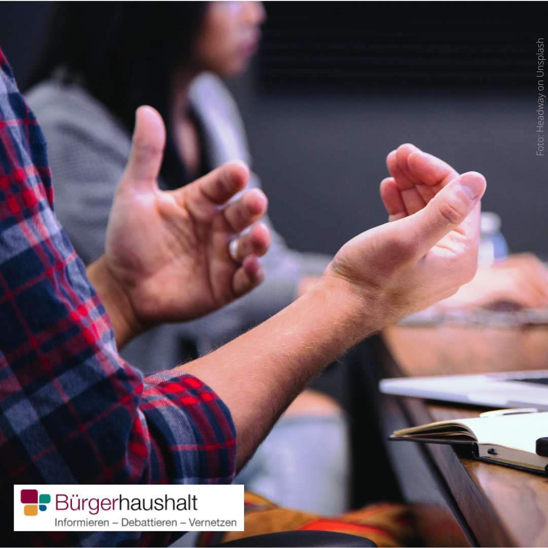 🎊Willkommen zum Jahrestreffen des Netzwerks Bürgerhaushalt im Rahmen des D3- Kongresses! 🎊

Von Themen wie "digitale Beteilgungsplattformen" bis  "Jugendbudgets" erwarten euch spannende Diskussionen und weitere informative Inhalte!💡
Zur Anmeldung ➡️ buergerhaushalt.org/de/article/jah…