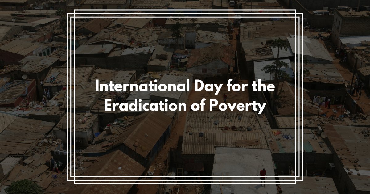 Have you ever thought that poverty is missing in the curriculum? Then the International Day for Eradication of Poverty is a perfect opportunity to bring this topic to the classroom! To start off you can find a lesson plan and resources online at bit.ly/3T6vYdb. #poverty