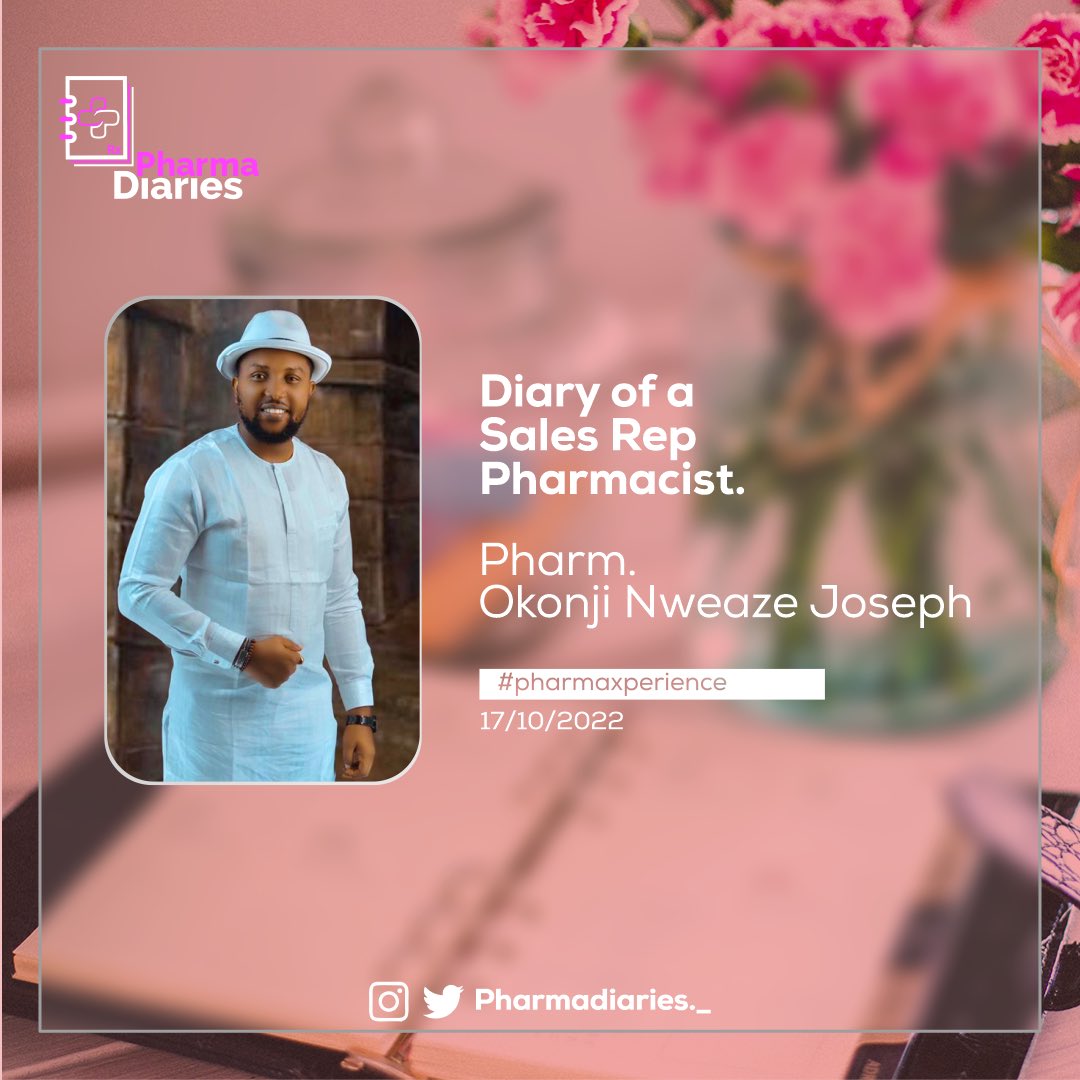 Pharmadiaries_'s tweet photo. 17/10/2022
#pharmaxperience 📒
Diary of a sales rep Pharmacist
@nwanze_joe https://t.co/LmpdBtcugr