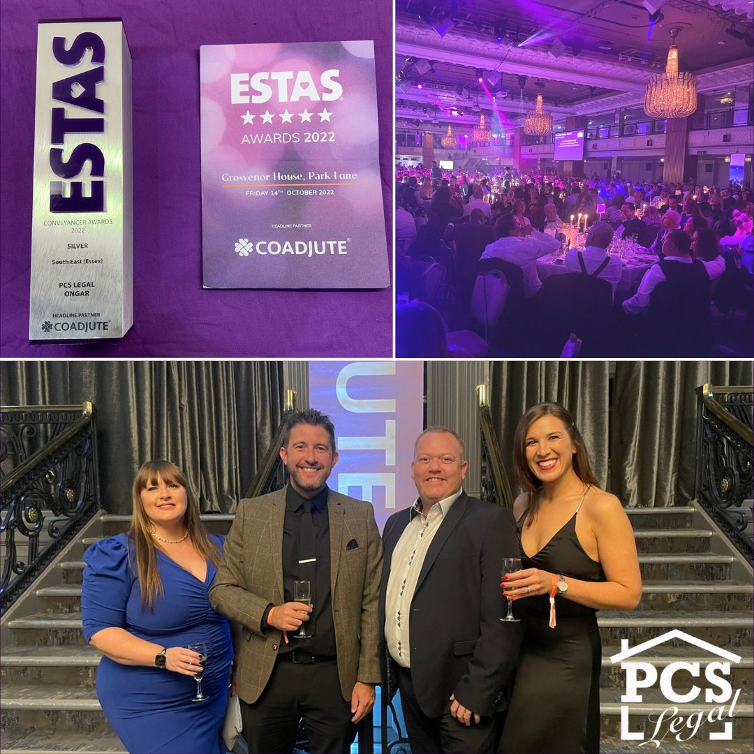 PCSLEGAL's tweet photo. On Friday we were honoured to attend The #ESTAS2022 Awards where we won Bronze and Silver! ππ The ceremony celebrates exceptional customer service based on their customer review platform. We won due to reviews from our customers who experienced quality serviceπ‘ @THE_ESTAS https://t.co/vrSh9zSQxy