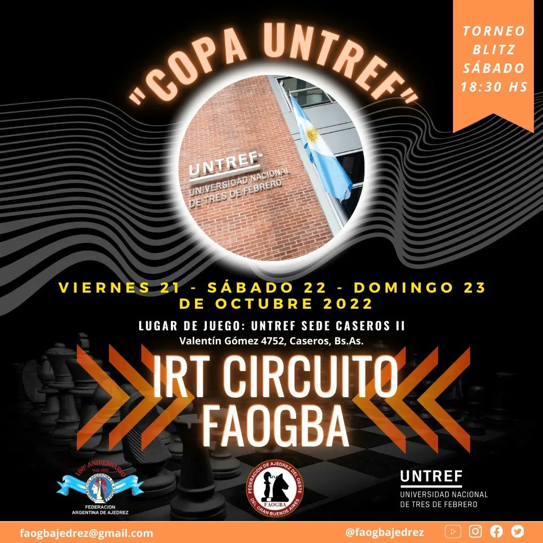 UNTREF Ajedrez tweet media