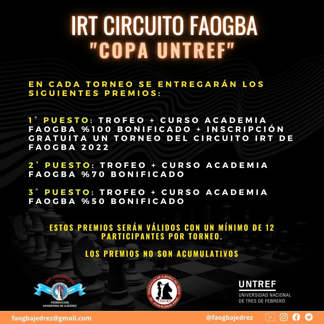 UNTREF Ajedrez tweet media