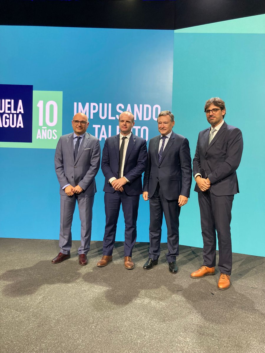 🎂 Avui he participat com a secretari d’<a href="/empresacat/">Empresa</a> en el 10è aniversari de l’Escola de l’Aigua. 

💧He volgut destacar el lideratge d’<a href="/Agbar/">Agbar</a> en:

1️⃣ Col·laboració público-privada
2️⃣ FP Dual
3️⃣ Compromís amb l’ODS #6, en l’episodi més gran de sequera en 2 segles a casa nostra!