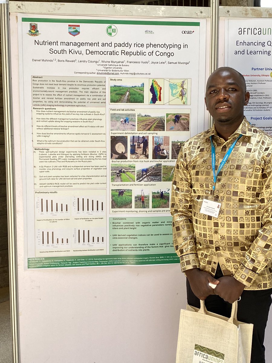 KaniMubagwa's tweet photo. Africa-UniNet, now meeting at @egertonunikenya, promotes/funds Austria-Africa scientific cooperation: 19 countries, 66 institutions, 40 projects, total 1M €. @ucbukavu, founding member (https://t.co/vHcNDZyqA5) and country representative, advises other DRC institutions to join. https://t.co/cus9hCoJvM