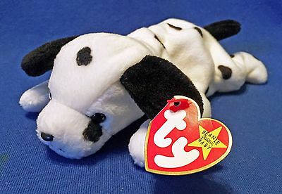 beaniebabybot's tweet photo. Dotty the Dalmatian.
Birthday: October 17, 1996.
“The Beanies all thought it was a big joke
While writing her tag, their ink pen broke
She got in the way, and got all spotty
So now the Beanies call her Dotty !” https://t.co/WKDdq99MUG