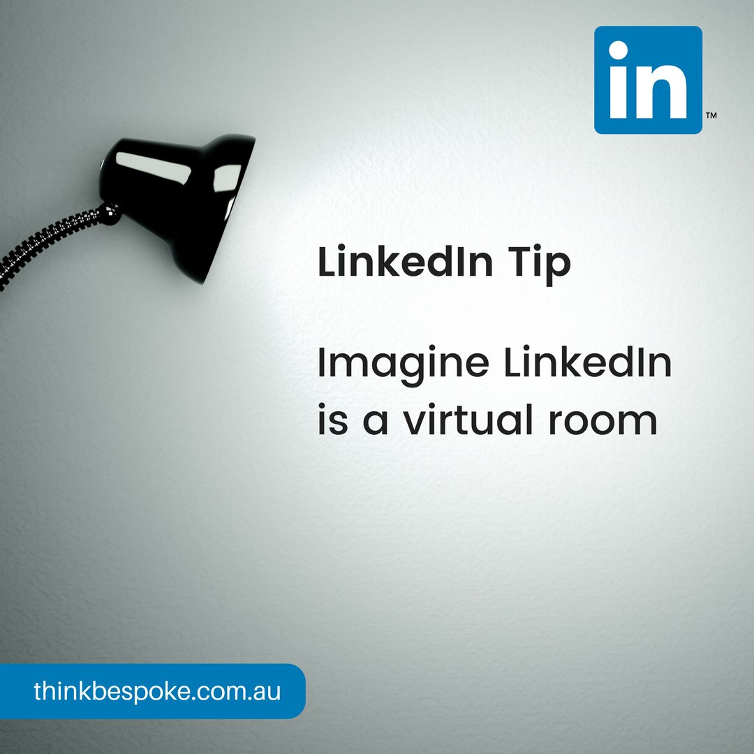 thinkbespoke's tweet photo. It's much easier to navigate LinkedIn if you imagine it's a virtual room. Chat via messaging too!

Subscribe to our e-insights for more #LinkedIn updates. https://t.co/Qq0PFScfkX 

#LinkedInTip https://t.co/EoE3jDG1Wx