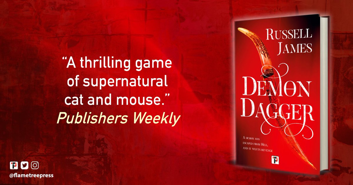 flametreepress's tweet photo. A demon has its sights set on exacting revenge on one reluctant demon hunter... #DemonDagger by @RRJames14 out now 🗡️ https://t.co/ZkqiiubFtq