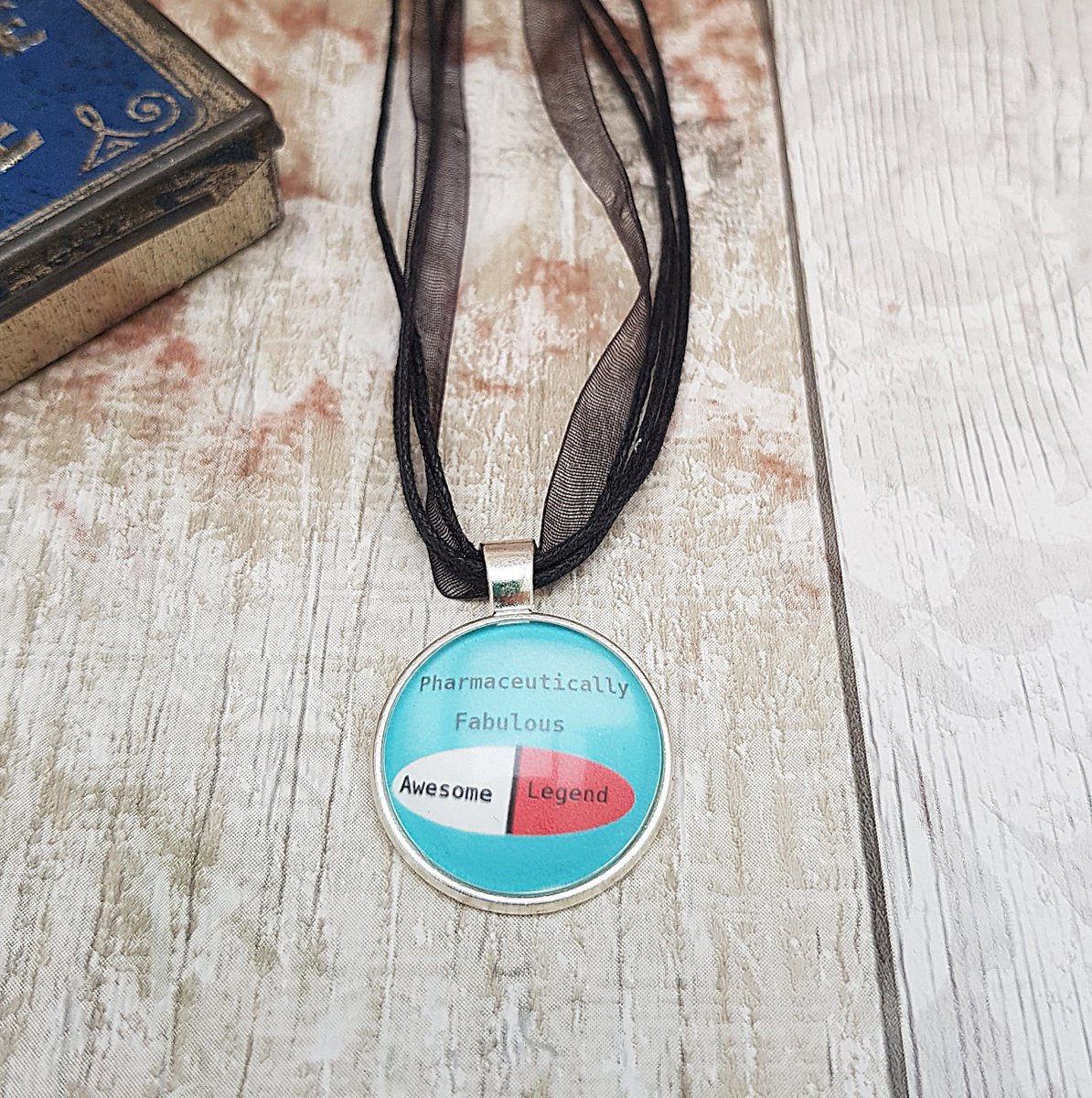 martisanne's tweet photo. Pharmaceutical necklace, medication pendant, spoonie jewelry, chronic illness, spoonie humour, fibro , cancer gift, invisible illness , S2 https://t.co/R5LhqhqGGw #EtsyTeamUnity #TMTinsta #CancerGift https://t.co/CXLuqA6Cxa