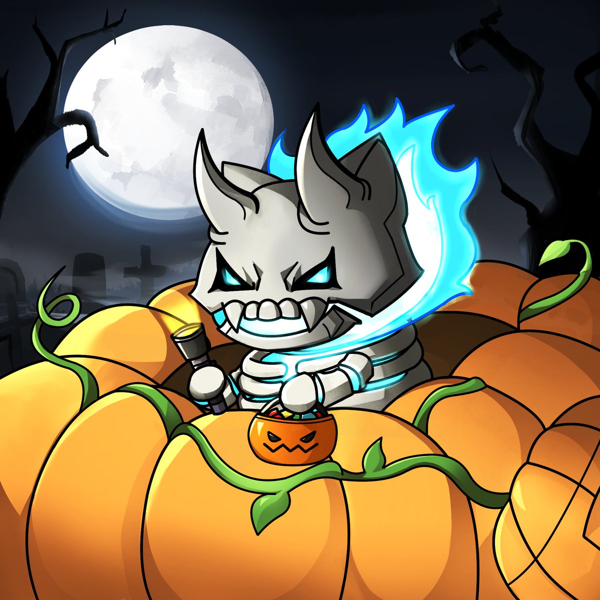 Happy Halloween szn🎃

Our studio has been getting their fright on and to celebrate this spooky month, we are having a Nyan Heroes Carving Contest!👻

Rules are on Discord, but make sure your art is purrificly Nyan-related! 

Winner will get this Ultra Rare 1:1 Nyan Oct 31 😺