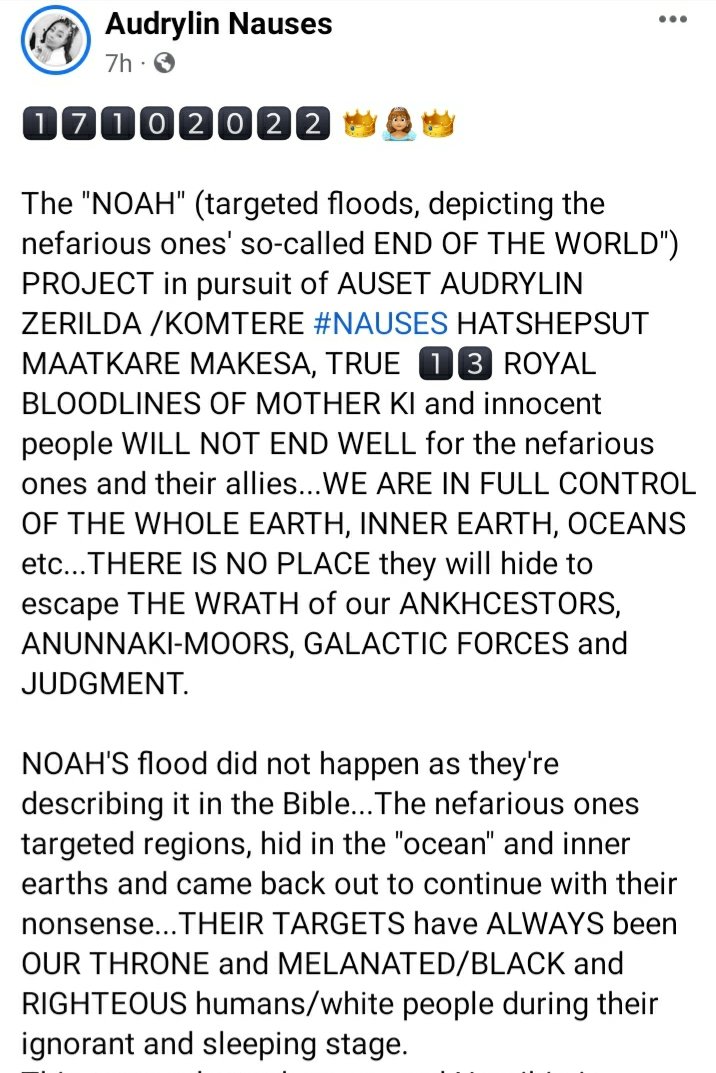 soul_frequency's tweet photo. 1️⃣7️⃣1️⃣0️⃣2️⃣0️⃣2️⃣2️⃣
WEATHER MANIPULATION💡
#MOSTHIGHS #ANUNNAKI #ANKHCESTORS 👑⚖👑
THE BALL IS ON THE ROLL
#LibraSeason ⚖👑⚖
3️⃣6️⃣0️⃣12-POINTED STAR⚖
#OGDOADOFKHUMNU #SEDNA #ENNEADOFON #ANUNNAKI #RA #MOORS #KRSTS #HATSHEPSUT #ANCESTORS #ATLANTIS #BEAUTIFUL7️⃣
#Empress👑
#DFE🔥 https://t.co/7yyuN8Vuo2