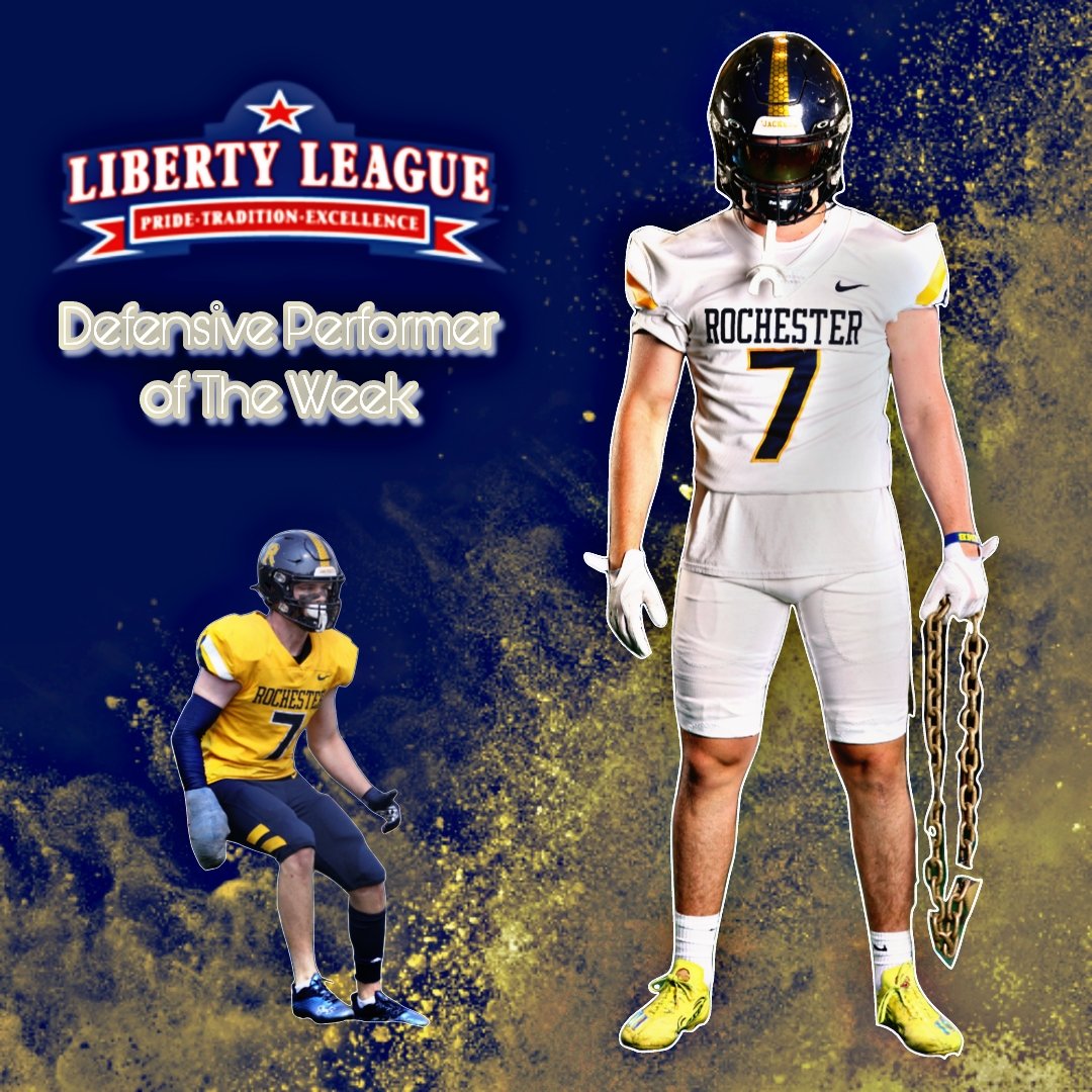 UofRFootball's tweet photo. Congrats to 2nd year Safety Simon Weeren on earning @LLAthletics Defensive Performer of the Week! Simon had a game-high 16 tackles, 2 interceptions, 3 pass breakups, &amp; a half tackle for a loss of two yards. RB Dan Papantonis also earned Weekly Honor Roll by the league! #CLIMB https://t.co/vqmLMe3tkg