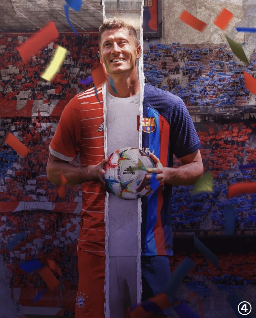 433's tweet image. Robert Lewandowski wins the Müller Award for the most goals for his club &amp;amp; country in one season 🏆⚽️