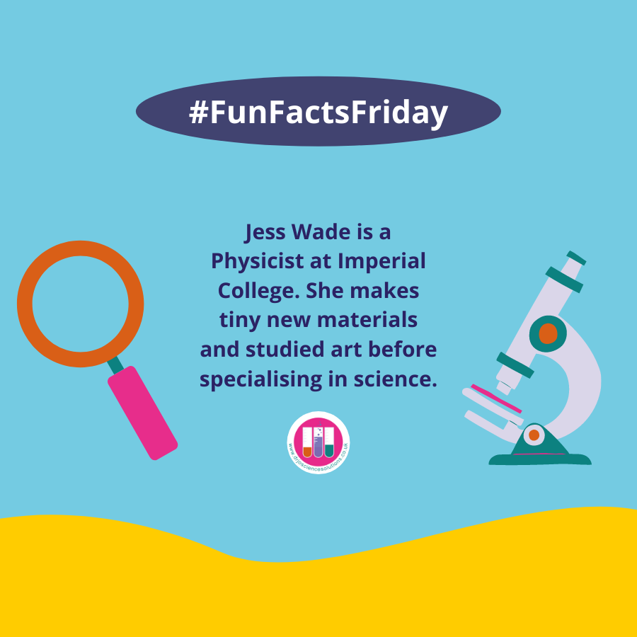 DrJoScience's tweet photo. It's #FridayScience #FriSci with #DrJo 

This week it's current scientist, #STEMinist and author Dr Jess Wade and helpful teaching resources from me to accompany her fab book #Nano
https://t.co/00mMhLKQ4T

#FamousFriday #FridayFun #PriSci #PrimaryScience #Careersinstem https://t.co/seVIg9AY96