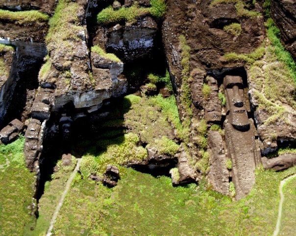 HdAnchiano's tweet photo. 🗿 Uno de los moais de #isladepascua que fueron excavados pero no levantados y ubicados. Casi 25m y el peso de dos Boeing 737. #historia #arqueologia #megalitos #awesome https://t.co/TQhJMsjWOR