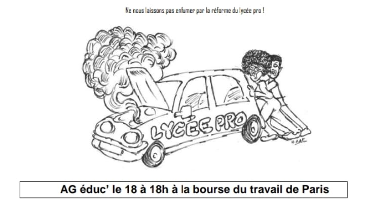 SR_Versailles's tweet photo. Pr poursuivre la journée de #grève18Octobre et discuter des suites de la mobilisation
➡️Réforme du #lyceepro
➡️Hausse des salaires
➡️Répression syndicale
👉AG educ IDF 18H Bourse du travail s. Jaures
👉AG Interpro 19H Bourse du travail s. Henaff
#SoisProfEtTaisToi #GreveGenerale https://t.co/EDtaOty4Ks