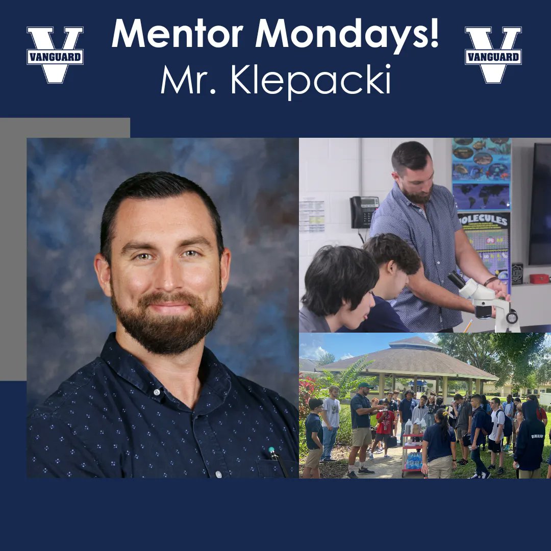 Mentor Mondays- Mr. Klepacki

"Vanguard allows its teachers to provide an excellent education alongside crucial  life skills to ensure success beyond the borders of the Vanguard campus."
 #VanguardMentors #NeurodiverseEducation #FLboardingschools  #VanguardCommUNITY