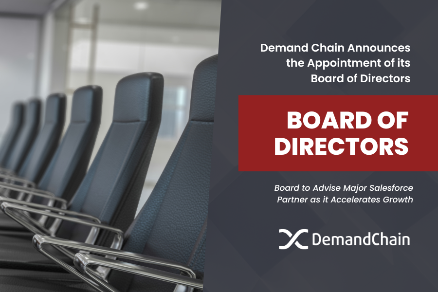 DemandChainSys's tweet photo. Demand Chain is pleased to announce the formation of its Board of Directors. With the addition of five external appointees, the full board consists of six people with unique and complementary skills and experience. #DemandChain #boardofdirectors https://t.co/nTci91FR0G https://t.co/HHsbNGbq02