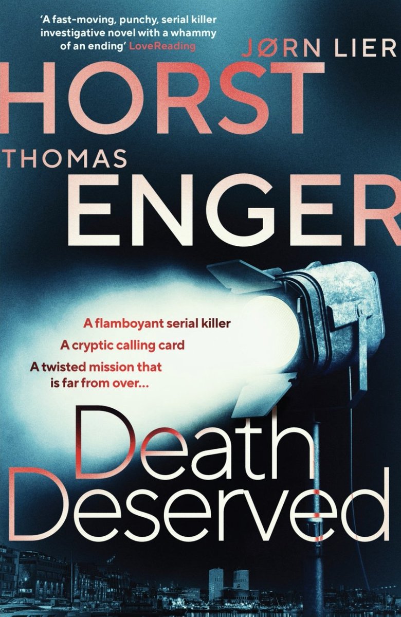 #Orentober Day 17 is first in a series #DeathDeserved by @EngerThomas & @LierHorst is the excellent opener to the Blix & Ramm series 😊
@OrendaBooks