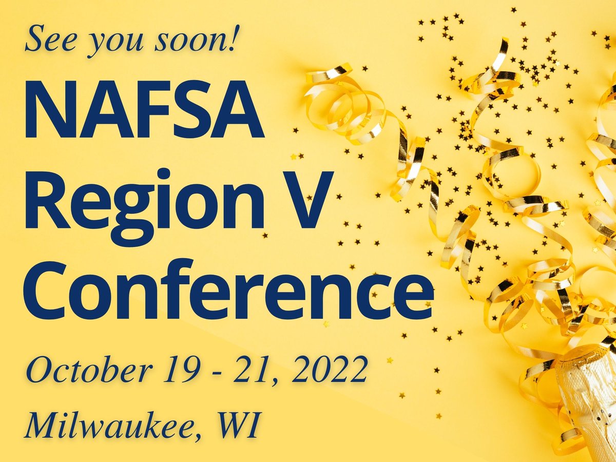 We're excited to see you at the NAFSA Region V Conference...THIS WEEK! 
For more information, visit: 
nafsa.org/conferences/20…