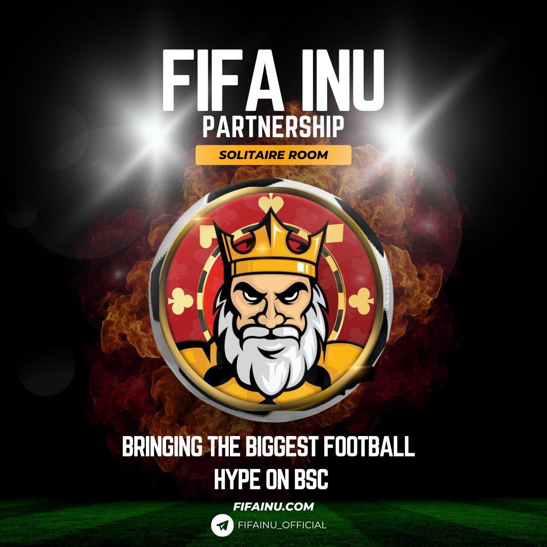 crypt_omar's tweet photo. @SolitaireRoom x @Fifa_Inubsc Partnership 🔥

Get in or get left behind, this team will send the project hard and try to build a Huge Crypto Football Community just for the #BSC Culture ⚽️

https://t.co/yQSIi3OdLc https://t.co/YUTUtRfQgr