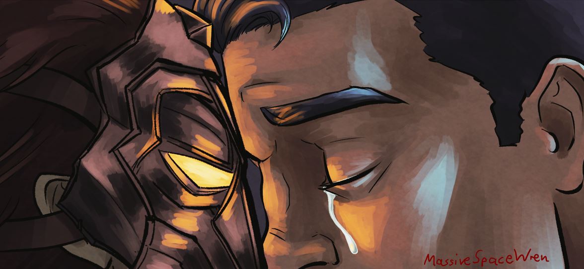 MassSpaceWren's tweet photo. Guess who also likes Arcane now :D
I’m part of this awesome Jayce/Viktor zine @jayvikzine 
This is a preview of my art https://t.co/xfXM8zCf69