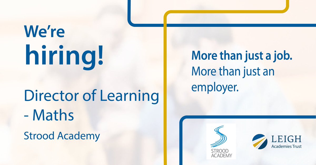 MrTCKnight's tweet photo. Further opportunities to join our fantastic school! Links to the adverts are: 
LP Science - https://t.co/SV7e2OS3ii
Cover Supervisor - https://t.co/tGTLuk6XOD
DoL Maths - https://t.co/1rqOMHPkxs
Teacher of Social Sciences - https://t.co/dvdPplL5Pm https://t.co/JOft6XtdRF