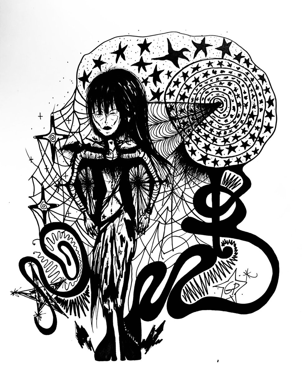 guillotineart's tweet photo. @thepropgallery Hey 🖤

These are hand drawn illustrations done with sharpie and microns. Hope you like. https://t.co/ZPJElUz7Bf