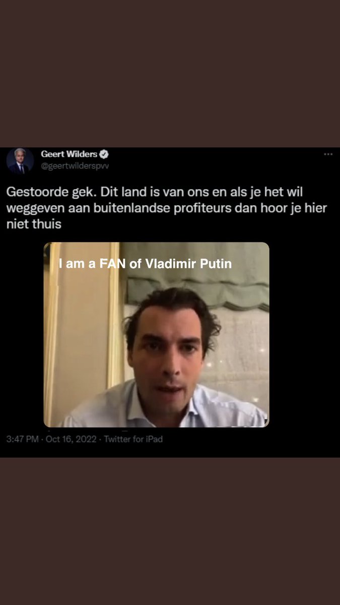 Ben het niet vaak eens met Geert, maar deze keer wel…