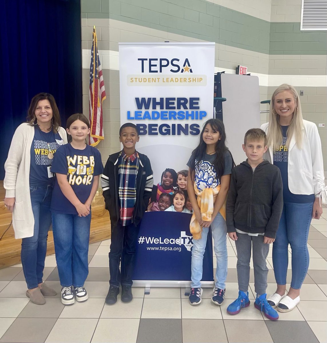 Webb Elementary Student Council officers and advisors attend the TEPSA Leadership Conference #webblc <a href="/webbcubs/">Webb Cubs</a>