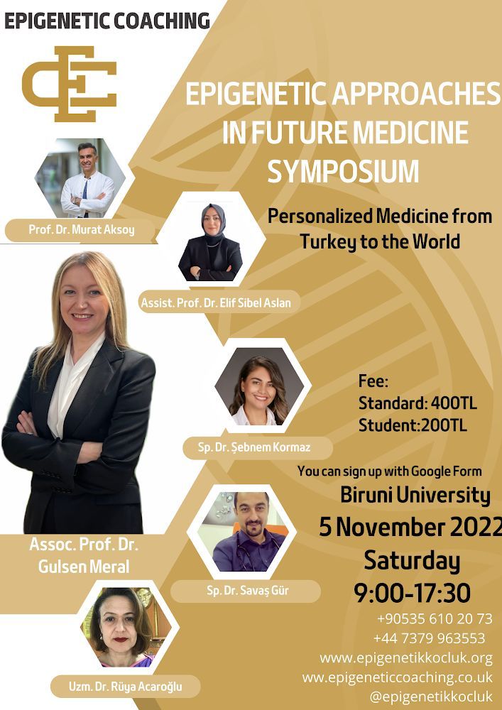 We look forward to seeing you at the epigenetic approach to future medicine symposium.