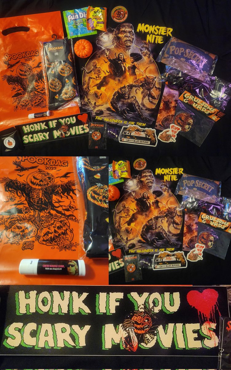 HorrorOrman's tweet photo. πMy first Spookbag from @CAVITYCOLORS did not disappoint! It's full of #Halloween awesomeness!πͺ
#October #horror
#Spookbag #CavityColors https://t.co/CUmQ3hu2sx
